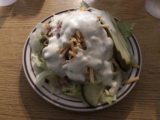 Salad from the salad bar (one time trip for $4.50)