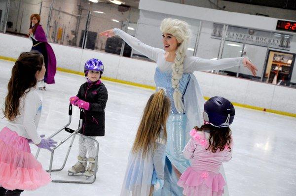 Our ice-skating Ice Queen!