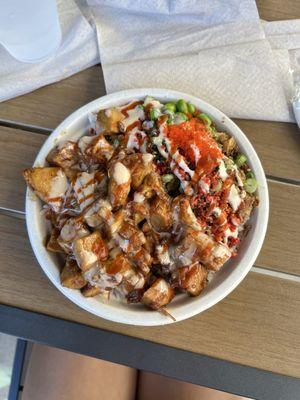 build your own bowl - chicken, white rice