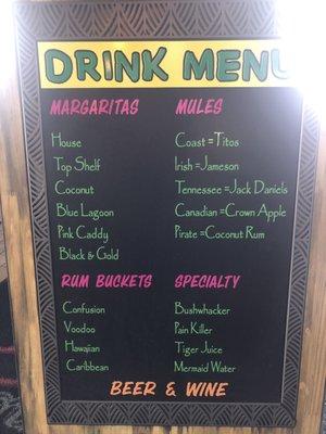 Drink Menu