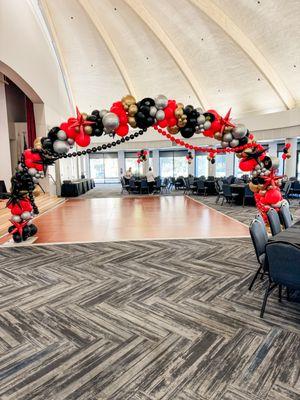 bar mitzvah balloon arch