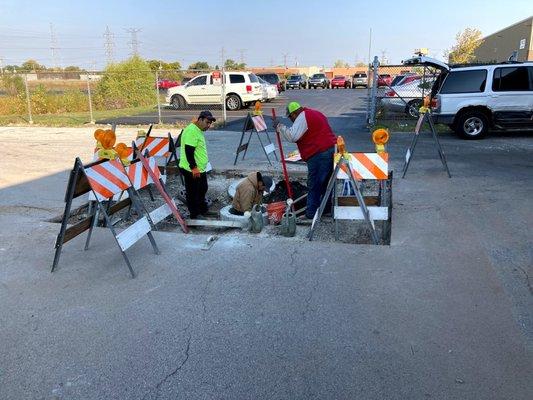 Catch Basin Drain Repair