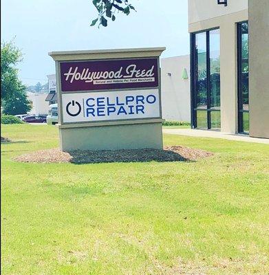 CellPro Repair 1250 e. Countyline rd. Suite b ridgeland ms 39157 next to Hollywood feed.