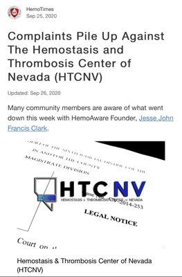 Hemostasis & Thrombosis Center of Nevada