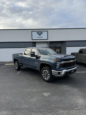 Brand new Chevy stopped by for our premium ceramic window tint!