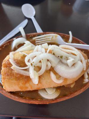 Torta ahogada had more lemon juice