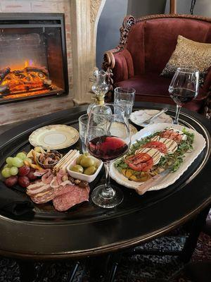 Girl dinner, Caprese flatbread
