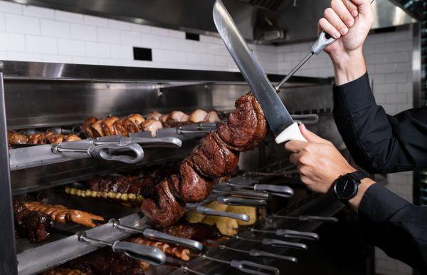 Grilled meat cooked to perfection!