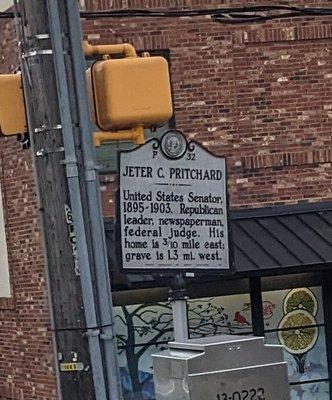 Jeter C. Pritchard Historical Marker, Asheville