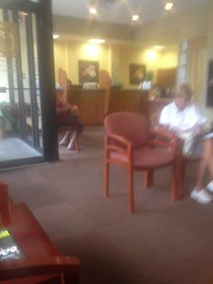 nice waiting room...chilly staff