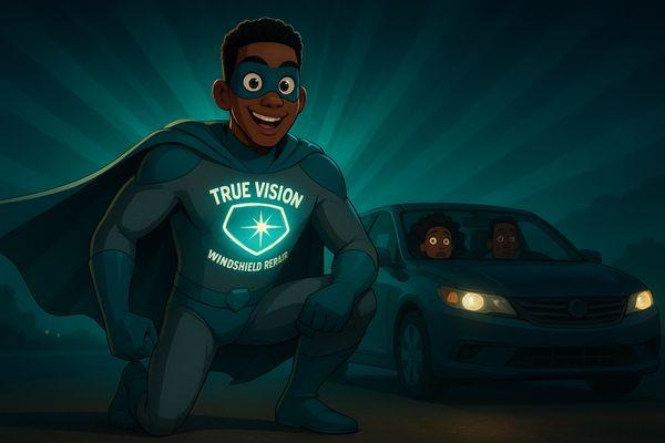 True vision windshield repair