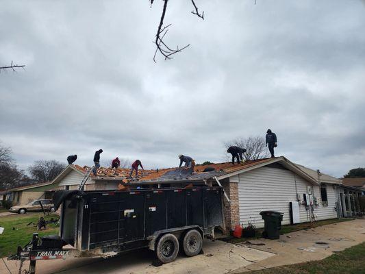 Re Decking our clients roof