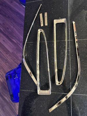 We can gold plate any chrome part