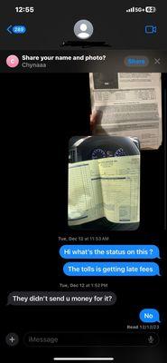 Conversation between sales man Nathaniel & I