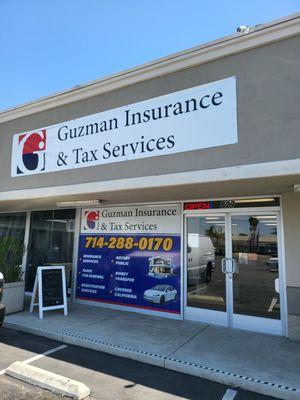 Front side of office entrance