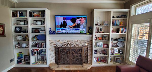 65" tv installation + mounting
