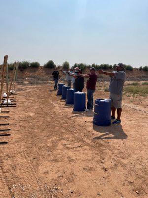 Firing course for LTC License to carry class