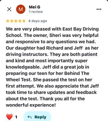 East Bay Driving School