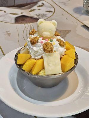 Mango yogurt shave ice