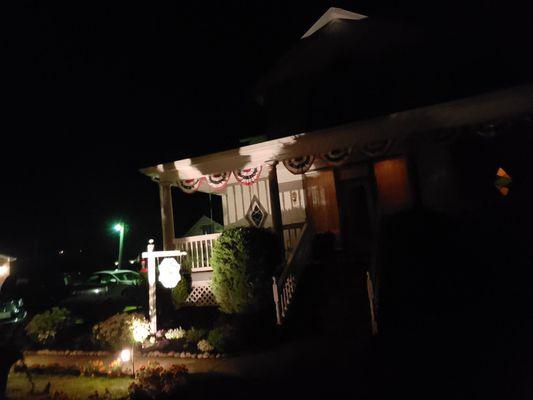 The inn at night