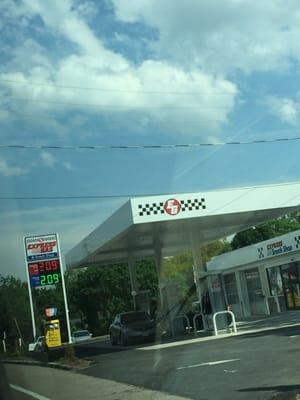 Express Gas of Stoughton -- 130 Central Street, Stoughton Station & Sign