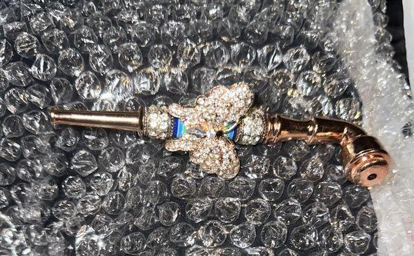 Butterfly pipe!! It was just too beautiful NOT For I get!