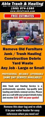 $10 Off Junk Removal