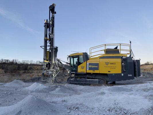 Drill at construction site