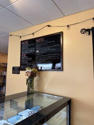 Menu board