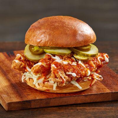 Spicy Nashville Chicken Tender Sandwich