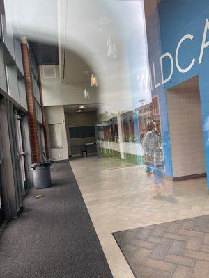 In side the school for meeting