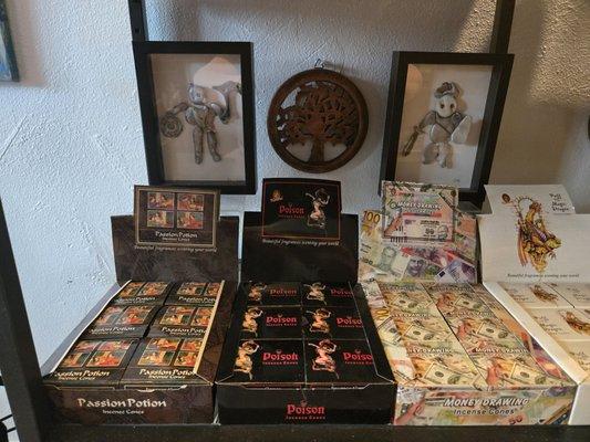 Incense cones several varieties