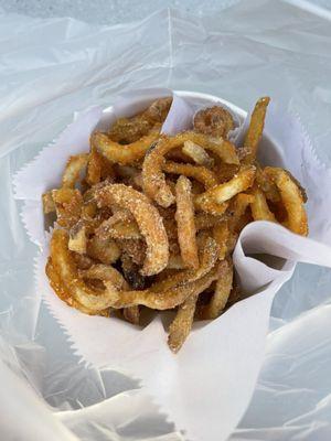 Giga Loopy Fries, Garlic & Parmesan - $8.99