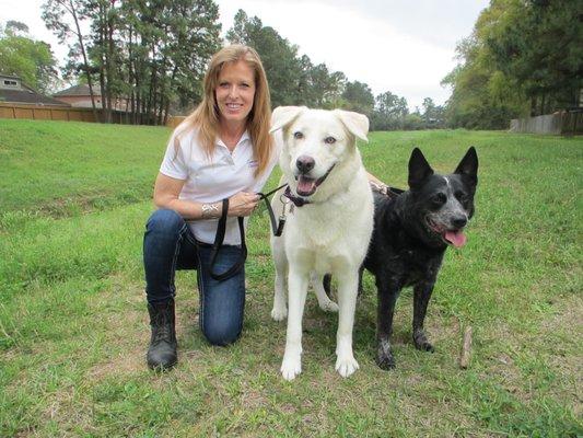 Carole with Phantom & Boston