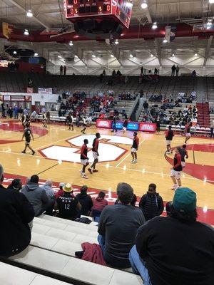 This is pregame Marion County Tournament