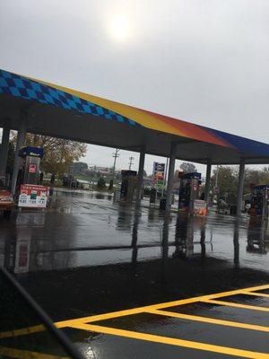 Very nice parking lot freshly paved