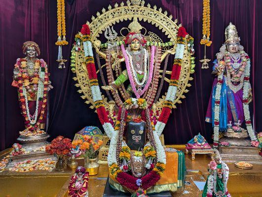 Main Deities - Nataraja, Devi, Shiva, Swamiji, Spatika Linga