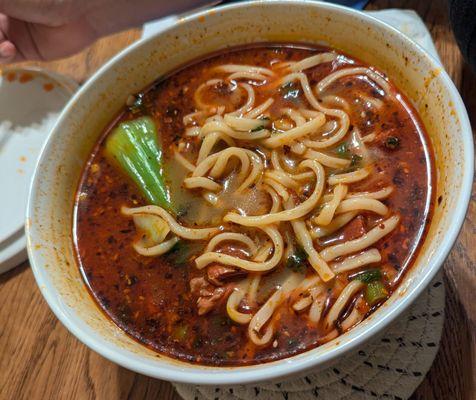 Sichuan Noodle Soup with Braised Beef