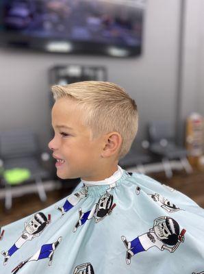 Haircut done by our barber Lalo.