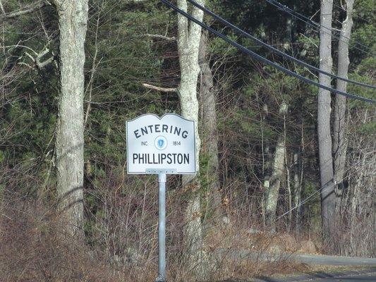 Entering Phillipston at the Athol line.