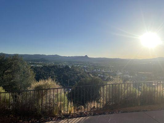 View from balcony room 3rd floor