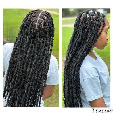 Distressed Faux Locs (all inclusive)- Shampoo, condition, blowdry, scalp treatment
