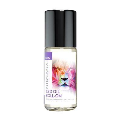 Nirvana CBD has created broad-spectrum CBD Roll-On Oil which contains 150mg of CBD in a 30ml bottle.