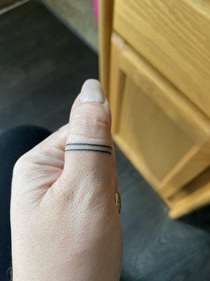 Hand tattoo