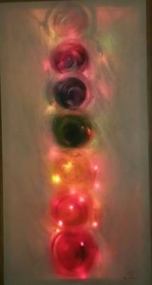Original artwork, "Rainbow Path" (chakras)