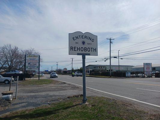 Entering Rehoboth on U.S. 6 from Seekonk.