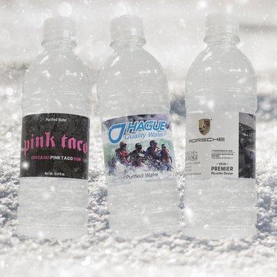 Custom Labeled Bottled Water delivered to your business!