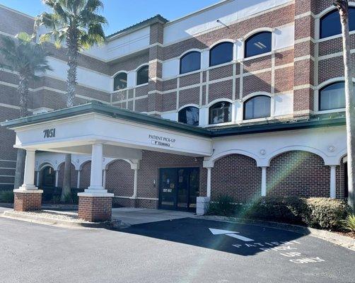 Patient pickup area.