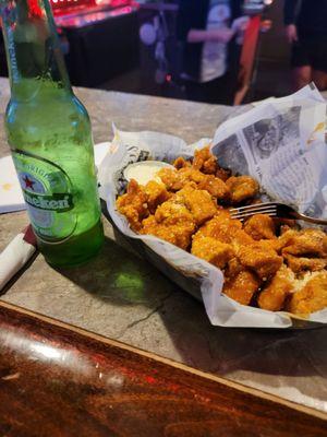 Mild garlic parmesan bites