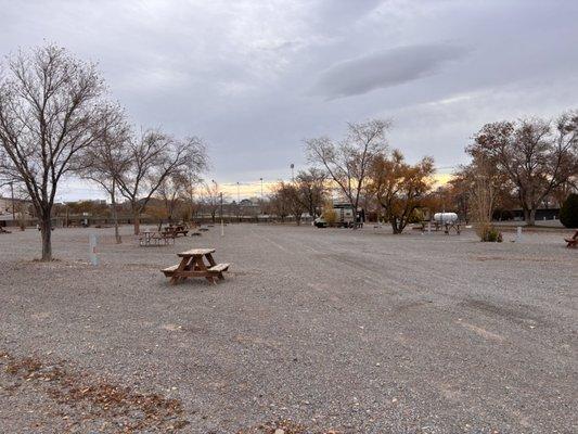 Wide open space in November